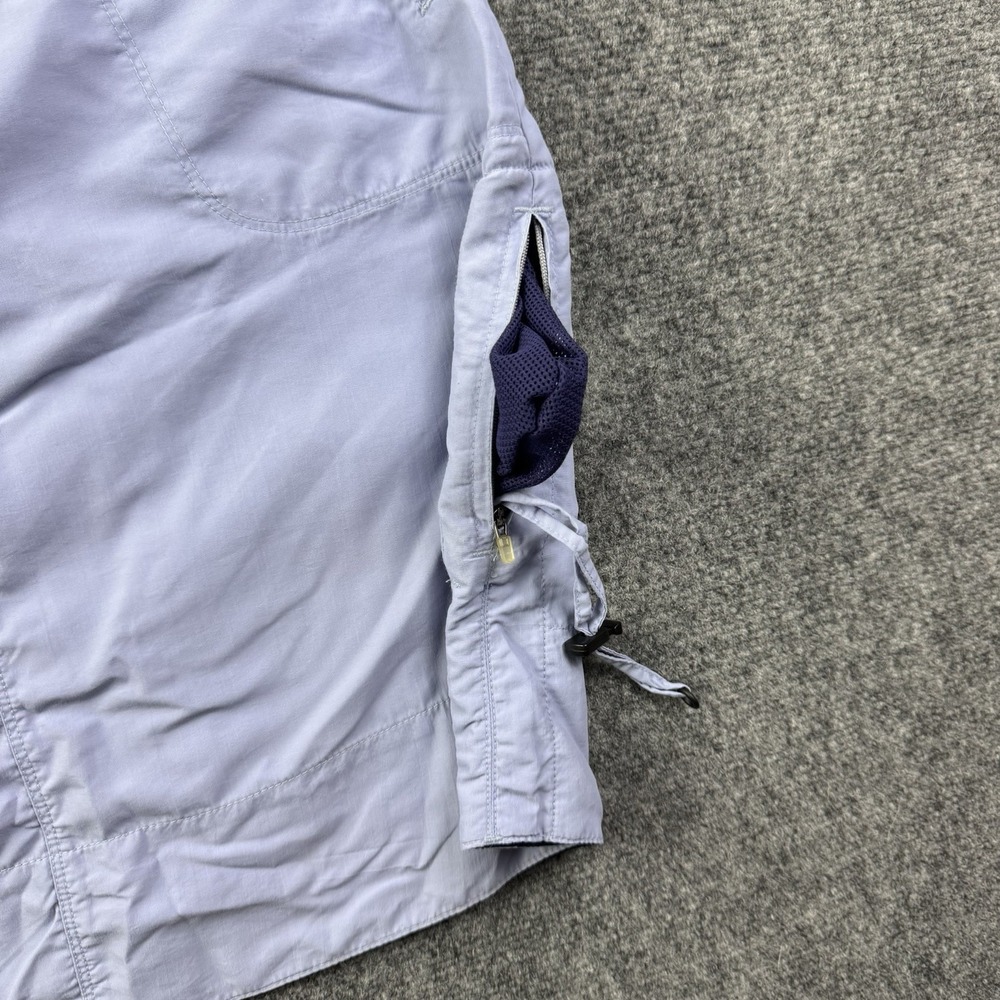 L.L.Bean Womens 6 Blue Nylon Hiking Travel Utility Skirt Outdoor Trail Pockets - Picture 3 of 13